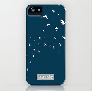 flock of birds phone case by kate moby