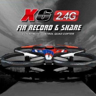 Syma X6 2.4G 4CH Fir Record & Share RC Quadcopter Toys & Games