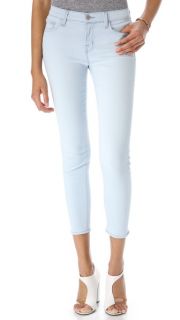 J Brand Mid Rise Cropped Jeans
