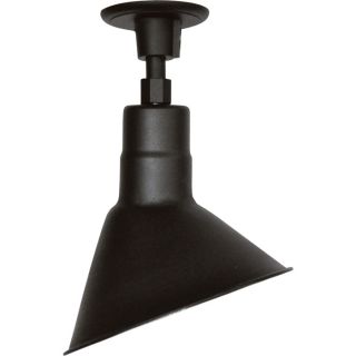 Angled Sign Light with Shade — 10in. Dia.  Outdoor Lighting