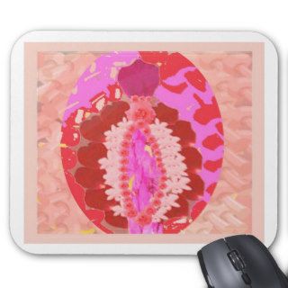 Welcome, Warm Floral Vegina Spread Mousepads