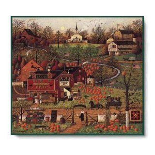 Charles Wysocki Americana 1000 Piece Puzzle   Black Birds Roost at Mill Creek   2006 Release Toys & Games