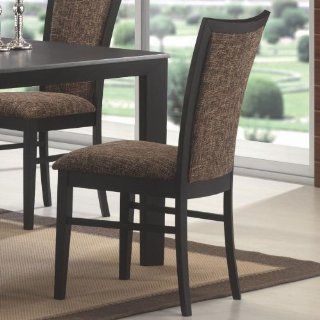 Set of 2 Contemporary Upholstered Dining Side Chair  