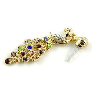 Smartele 3.5mm Colorful Bling Crystal Peacock Antidust Anti Dust Ear Plug for Anti dust Plug Stopper for iPhone 3g 3gs 4 4s iPad 2 3 (The New iPad)and Other 3.5mm Earjack, iPhone 5, HTC, Samsung Cell Phones & Accessories