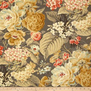 Waverly Floral Flourish Clay Fabric