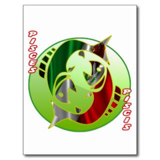 MEXICO PISCES HOROSCOPES PRODUCTS POST CARD