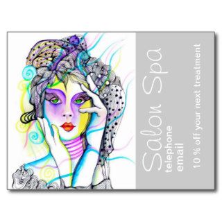 Salon and Spa Advertising Post Card