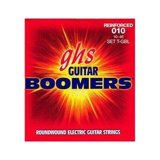 GHS TGBL Light Reinforced Boomers Electric Guitar Strings (10 46) Musical Instruments