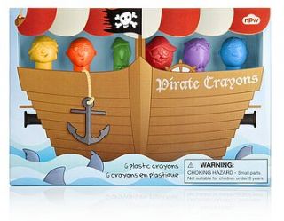 pirate crayons set by the 3 bears one stop gift shop