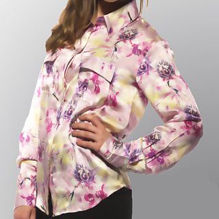 passion flower silk shirt by pattern passion