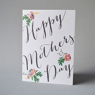 floral mothers day card by lucy says i do