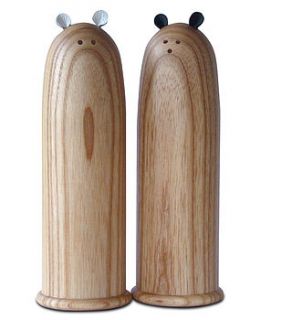 spice mice salt and pepper pots by bears in the wood