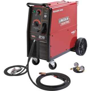 Lincoln Electric Power MIG 216 230V Flux Cored/MIG Welder — 250 Amp Output, Model# K2816-2  Wirefeed Welders