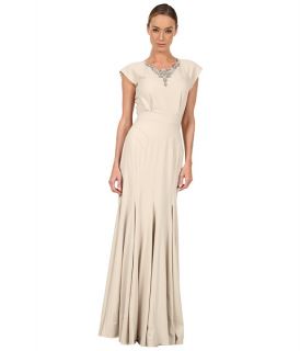 ZAC Zac Posen Signature Gown w/ Jewel Neck