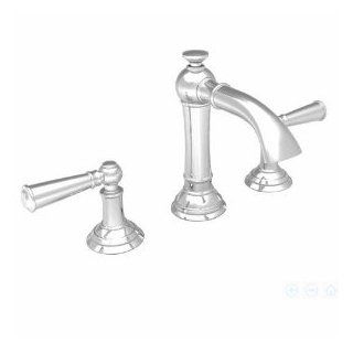 Newport Brass 2410/15 Double Handle Widespread Bathroom Faucet with Metal Lever Handles and 6 7/8" Spo, Polished Nickel   Touch On Bathroom Sink Faucets  