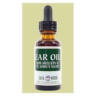 Gaia Herbs Ear Oil with Mullein & St. John's Wort    1 fl oz Health & Personal Care