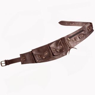 Genuine Leather Brown Travel Utility Belt (India) Belts
