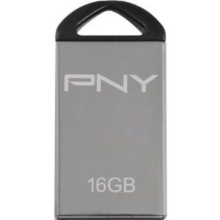 Micro Metal Attach USB 2.0 Flash Drive   16GB Electronics