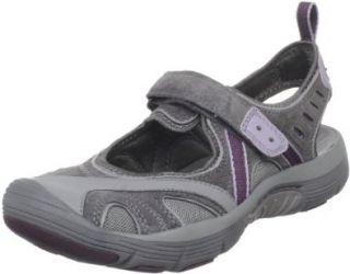 privo Women's NAMIB Mary Jane Sandal,Dark Grey,8.5 W US Shoes