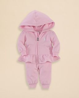Ralph Lauren Childrenswear Infant Girls' Hoodie & Pant Set   Sizes 3 9 Months's