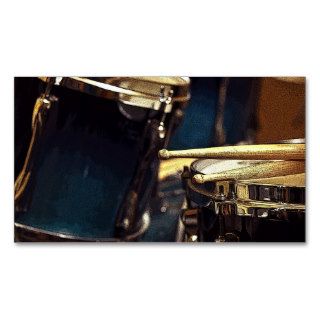 Drumsticks and Snare Business Card Templates