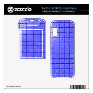 [TIL BLU 1] Blue shower tile Nokia 5730 Skin