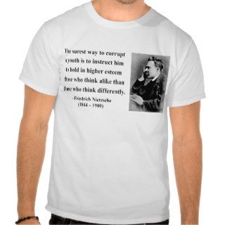 Nietzsche Quote 2b Tee Shirts