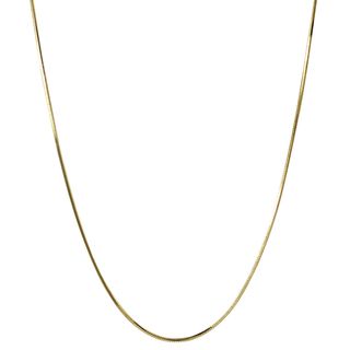Tressa Collection Sterling Silver Gold plated Snake Chain Tressa Sterling Silver Necklaces