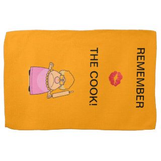 Remember Kiss the Cook American MoJo Kitchen Towe Towel