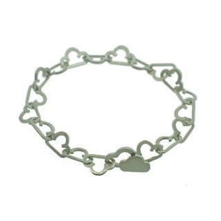 every cloud… silver bracelet by rock cakes