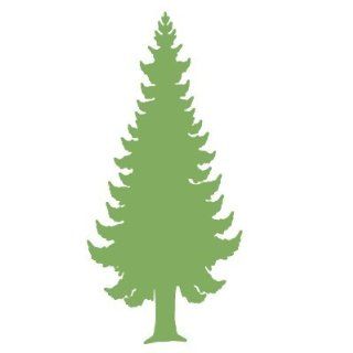 Pine Tree Stencil for Painting Pine Trees on the Walls of a Nature Center or Classroom  