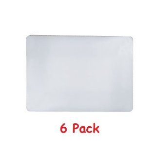 (6 Pack) White Color Cutting Board 24" x 18" Non Skid Surface *NSF Listed* Large Flexible Cutting Mats Kitchen & Dining