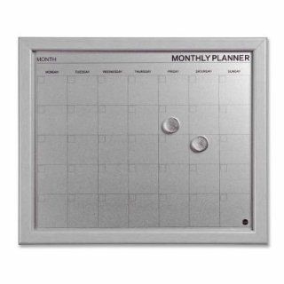 Bi Silque Dry Erase Calendar, w Mrkrs, Montlhy, Magnetic, 10"X12", Assorted  Office Calendars And Planners 