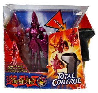 Mattel Year 2004 Yu Gi Oh "Total Control" Series 7 Inch Tall Action Figure with Electronic Sound   Queen's Knight with Sword and Shield Plus 3 Way Controller Toys & Games