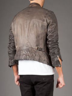 Un Solo Mondo Cropped Leather Jacket
