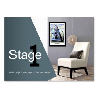 Stage 1 Home Staging Interior Design Business Cards