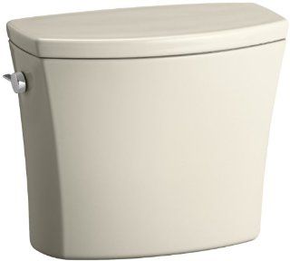 Kohler K 4469 47 Kelston Toilet Tank with 1.28 gpf, Almond   Toilet Water Tanks  