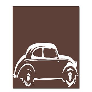 car silhouette   volkswagen beetle bug by indira albert