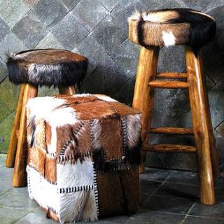 hide bar stool by lindsay interiors