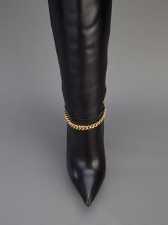 Versace Knee high Chain Detail Boot