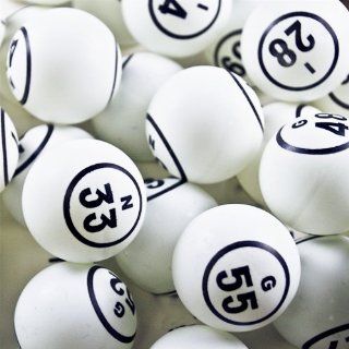 Bingo Balls   Double Number in Circle Toys & Games