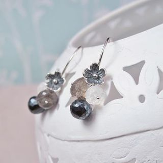 blossom cluster earrings by sophie cunliffe