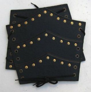 Adjustable Leather Arm Guards with Brass Details   One Size Fits Most   Home Decor Accents