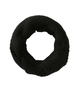 COACH Legacy Aran Knit Infinity Scarf Black