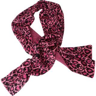 Loungefly Pink Leopard Skull Scarf
