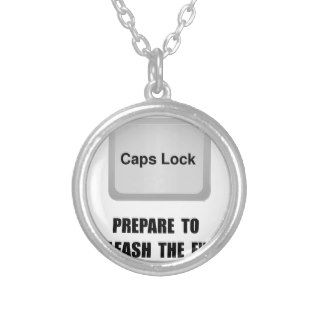 Caps Lock Custom Jewelry