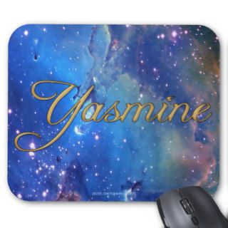 YASMINE Name Branded Personalised Gift Mousepad