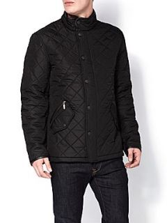 Barbour Powell polar quilt chelsea jacket Black