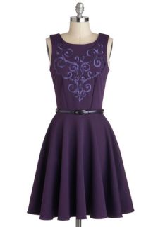 Grape Kelly Dress  Mod Retro Vintage Dresses