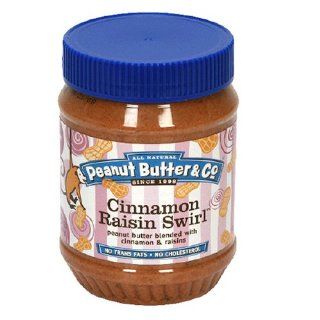 Peanut Butter & Co. Cinnamon Raisin Swirl, 16 Ounce Jar (Pack of 4)  Grocery & Gourmet Food